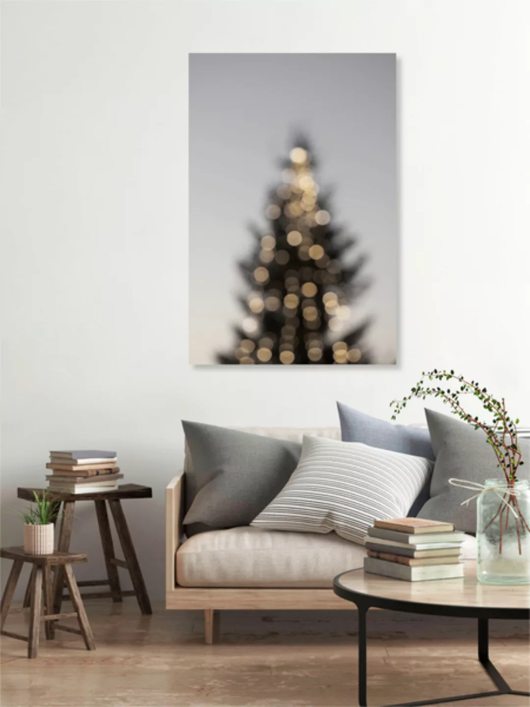 Poster / Leinwandbild - Merry Merry Christmas günstig online kaufen