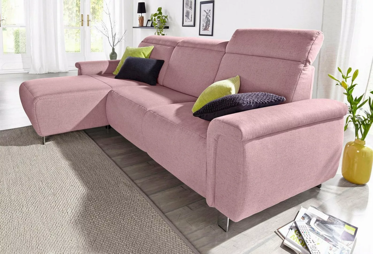 sit&more Ecksofa »Township L-Form«, wahlweise mit elektrischer Wallfree-Fun günstig online kaufen