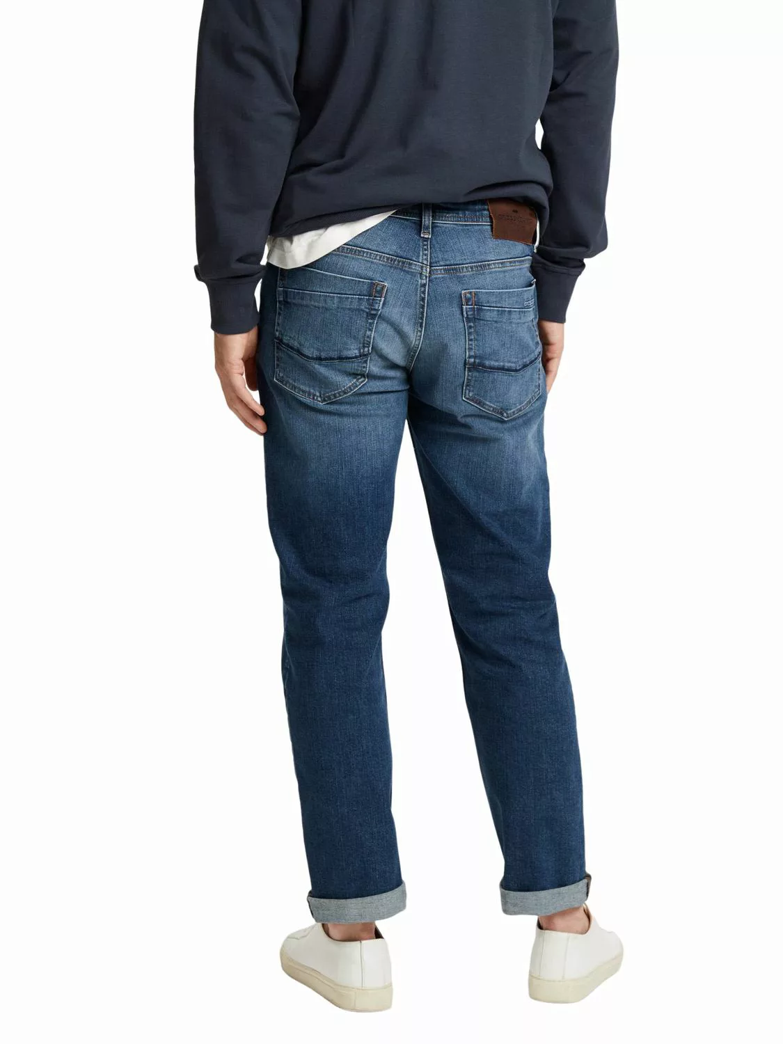 Cross Jeans Herren Jeans ANTONIO - Relaxed Fit - Blau - Dark Mid Blue günstig online kaufen