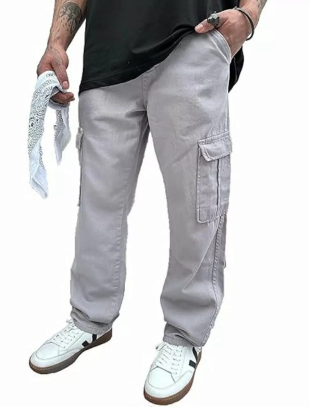 Megaman Jeans Cargohose Megaman Herren Cargo Hose Baumwolle Trousers günstig online kaufen