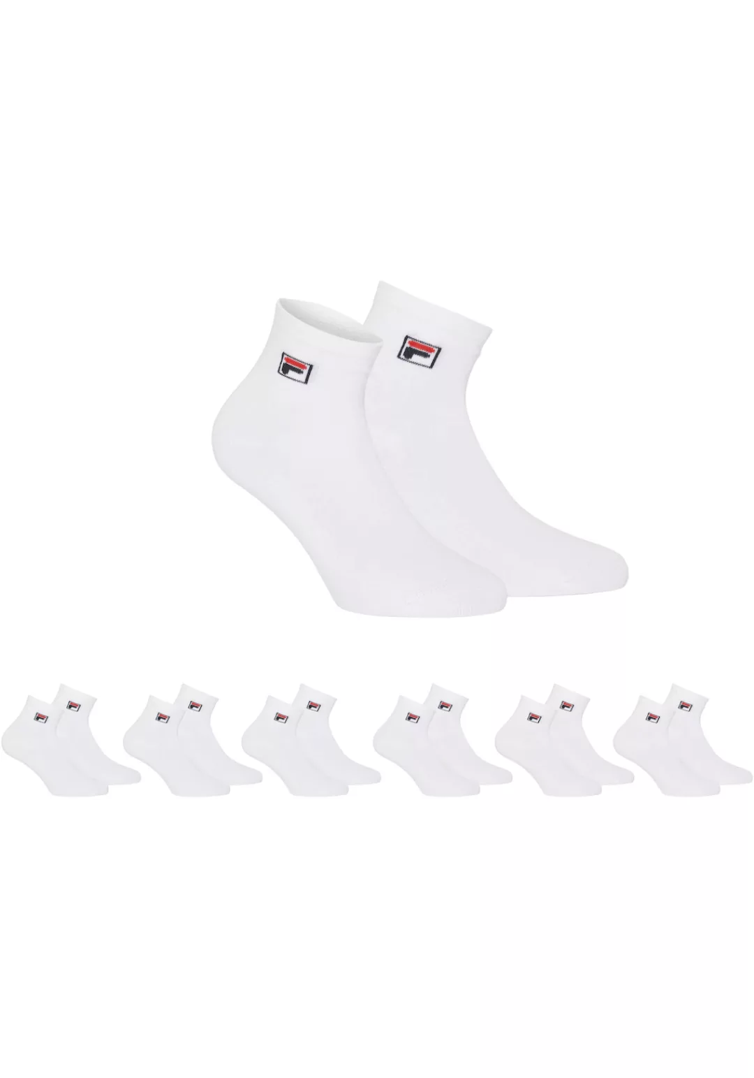 Fila Kurzsocken, (6er Pack), mit Logo-Schriftzug günstig online kaufen