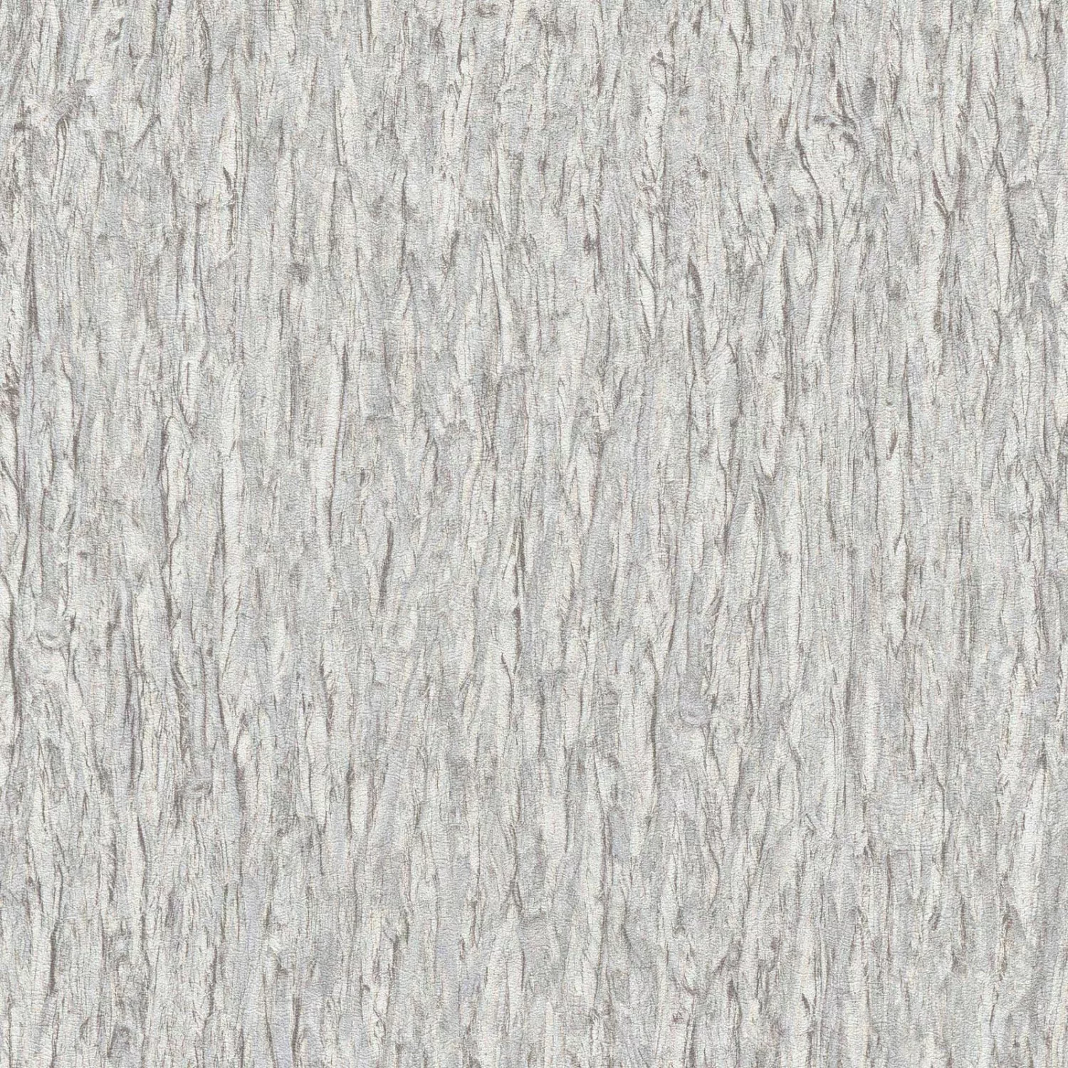 Bricoflor Hellgraue Tapete in Baumrinde Optik Vlies Holztapete in Weiß Grau günstig online kaufen