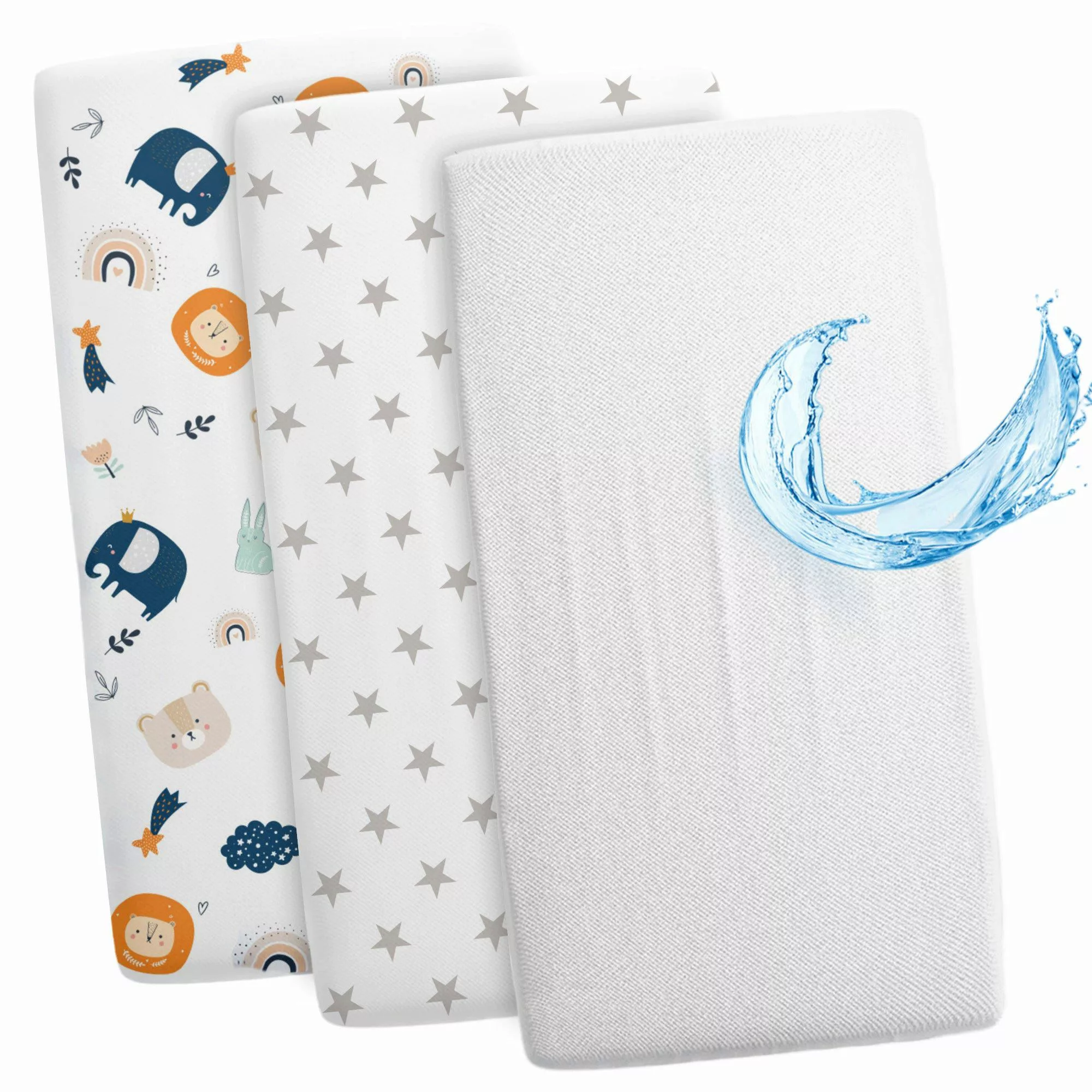 Totsy Baby Spannbettlaken Spannbettlaken Kinderwagen Set günstig online kaufen