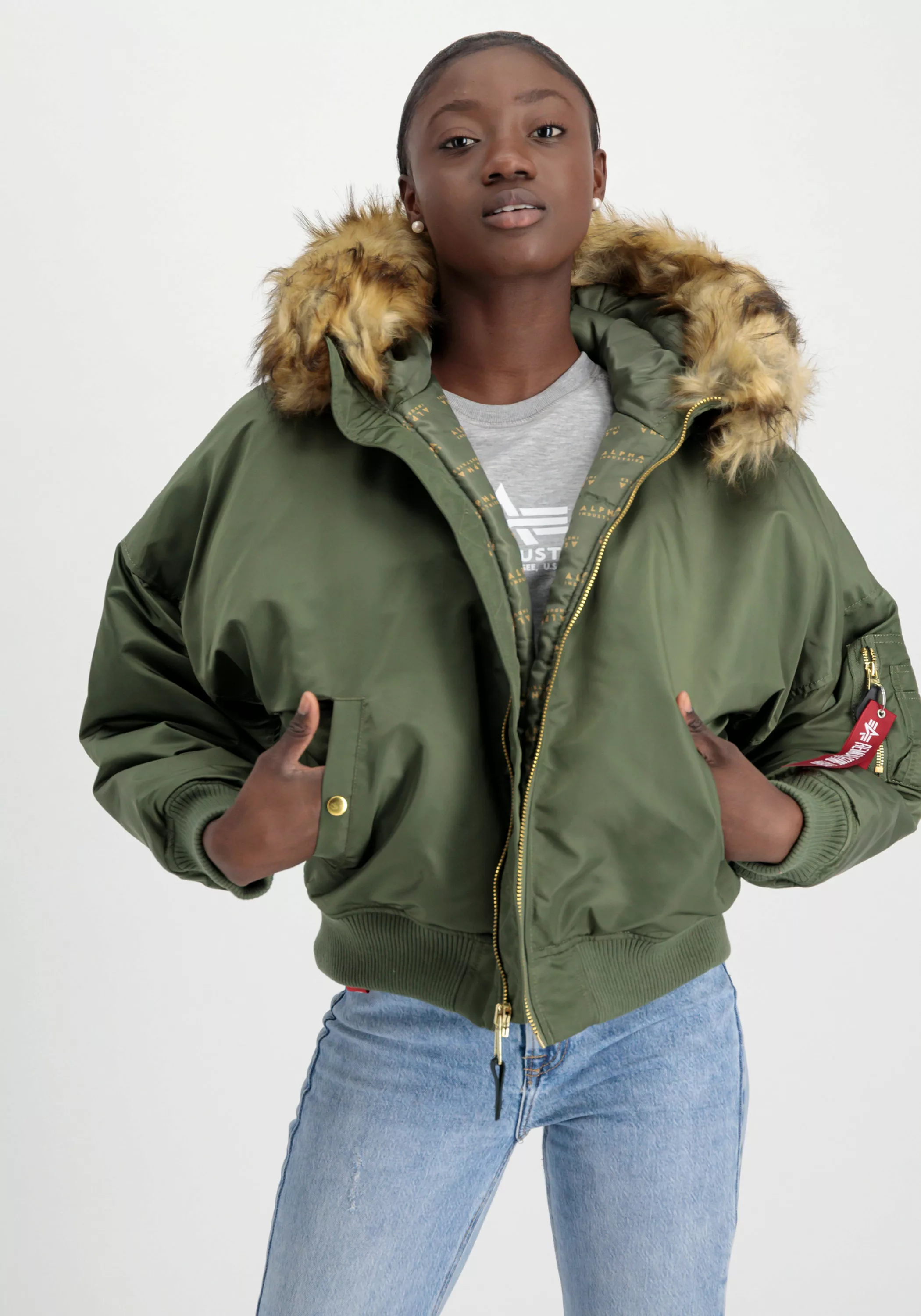 Alpha Industries Bomberjacke ALPHA INDUSTRIES Women - Bomber & Flight Jacke günstig online kaufen