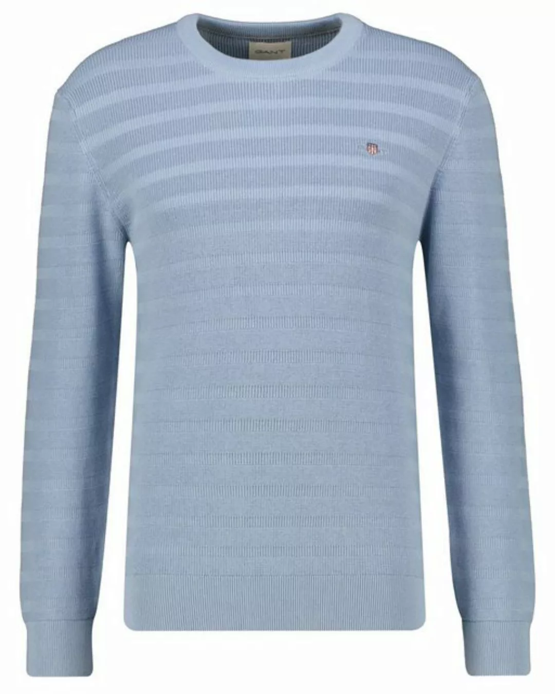 Gant Sweatshirt STRIPE TEXTURED COTTON C-NECK günstig online kaufen