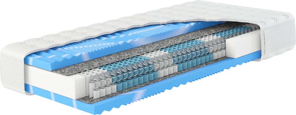 Hn8 Schlafsysteme Taschenfederkernmatratze "XXL Gelstar T-1000", 25 cm hoch günstig online kaufen