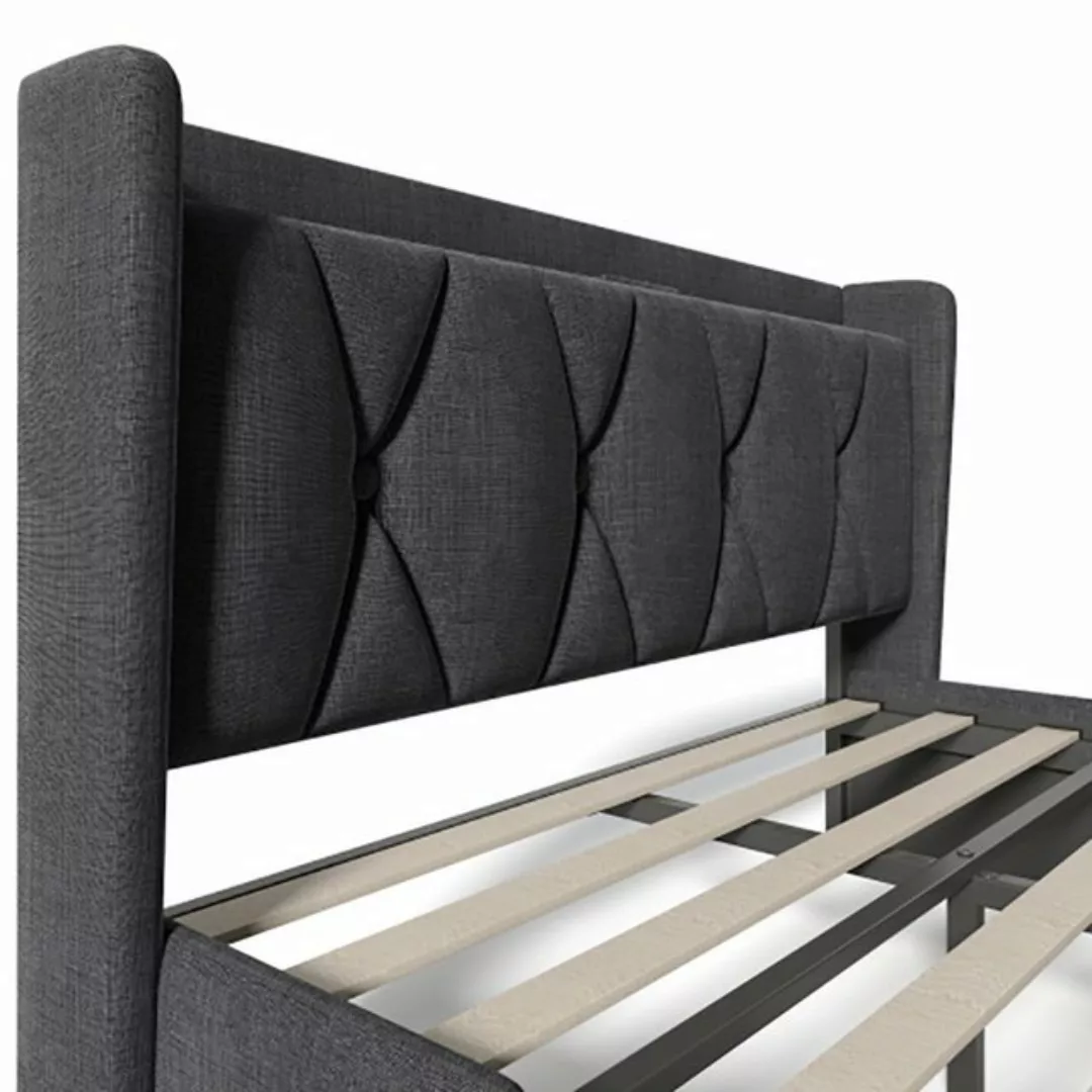 Sweiko Polsterbett, Doppelbett mit Ladefunktion und 4 Schubladen, 160*200cm günstig online kaufen