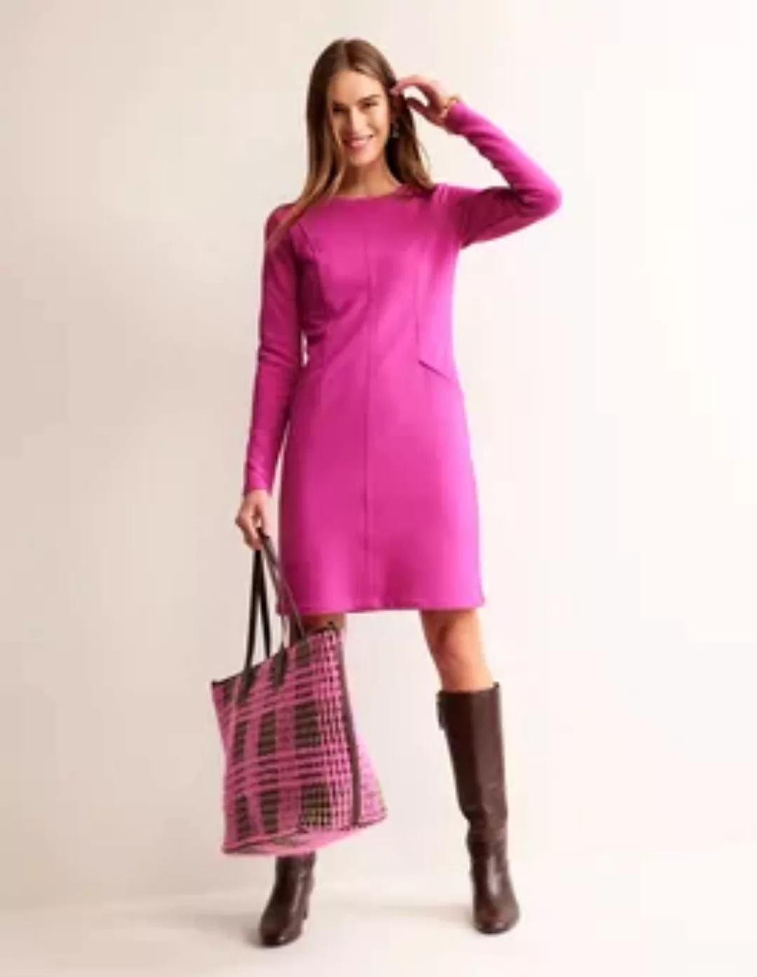 Ellen Ottoman-Kleid Damen Boden, Magenta günstig online kaufen