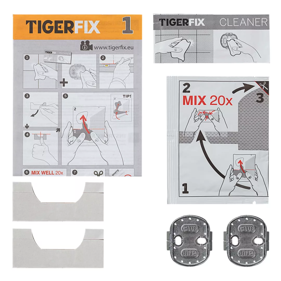 Tiger Klebesystem Tigerfix Type 1 Metall 398730046 günstig online kaufen