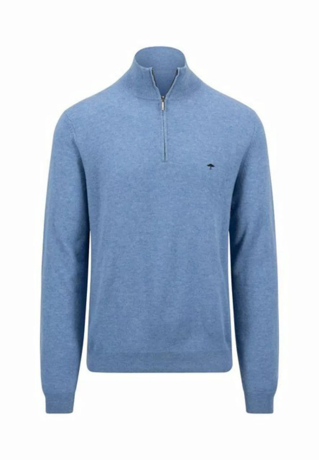 FYNCH-HATTON Wollpullover Herren Troyer aus Merino-Cashmere günstig online kaufen