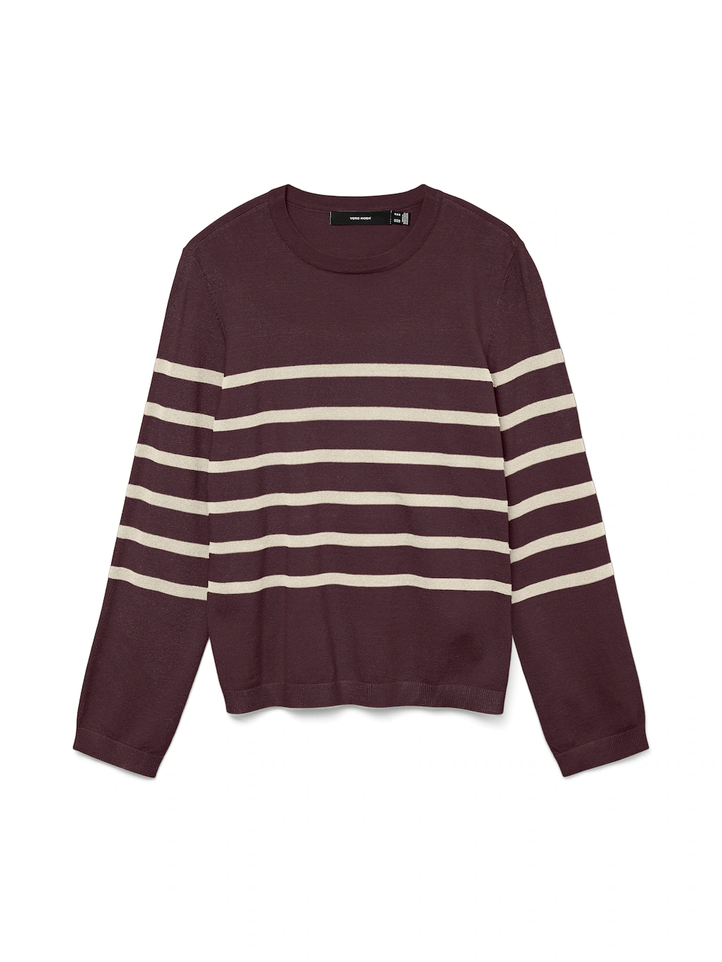 Vero Moda Rundhalspullover "VMSABA PLAIN LS O-NECK PULLOVER GA NOOS" günstig online kaufen