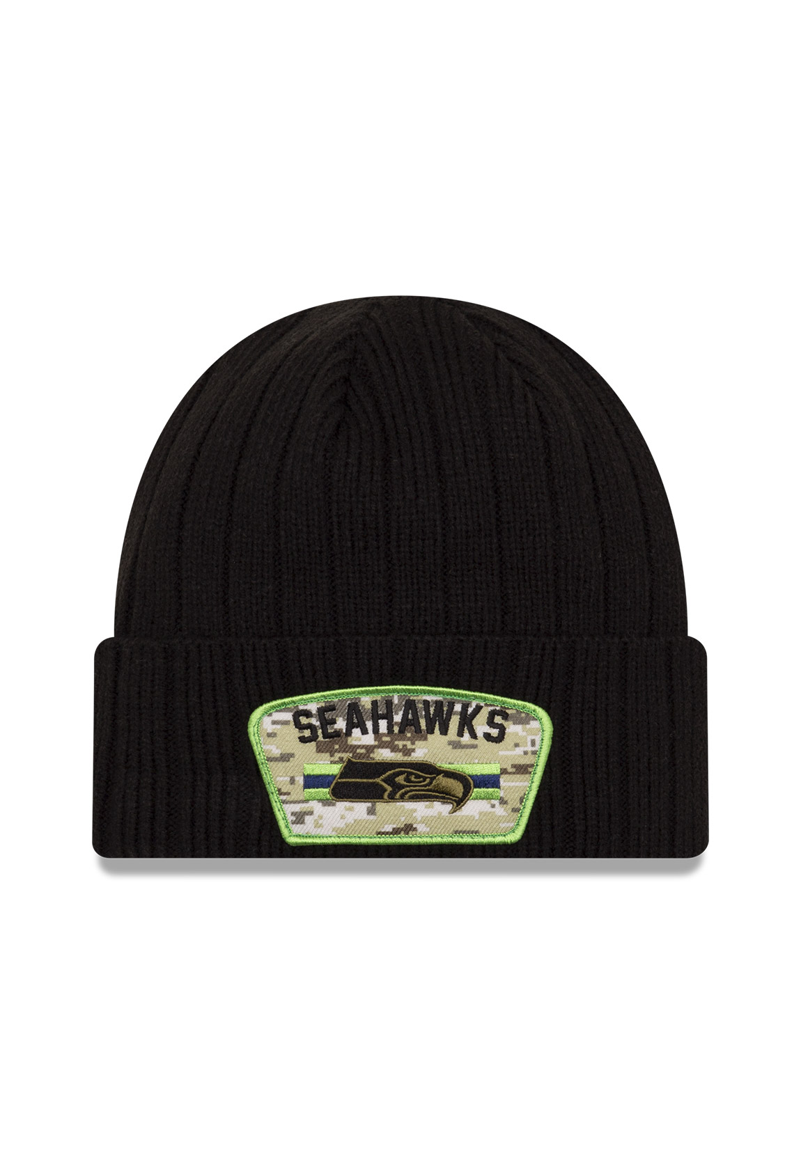 New Era NFL21 Salute to Service Knit Beanie SEATTLE SEAHAWKS Schwarz günstig online kaufen