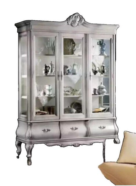 JVmoebel Vitrine Klassisches Holzvitrine Luxus Schrank Möbel Italienisch (1 günstig online kaufen