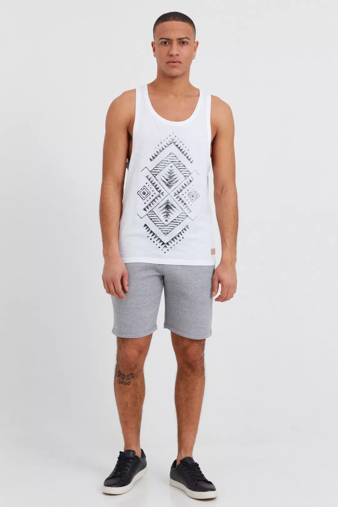 !Solid Tanktop SDIsaak ärmelloses Shirt mit Inka Print günstig online kaufen