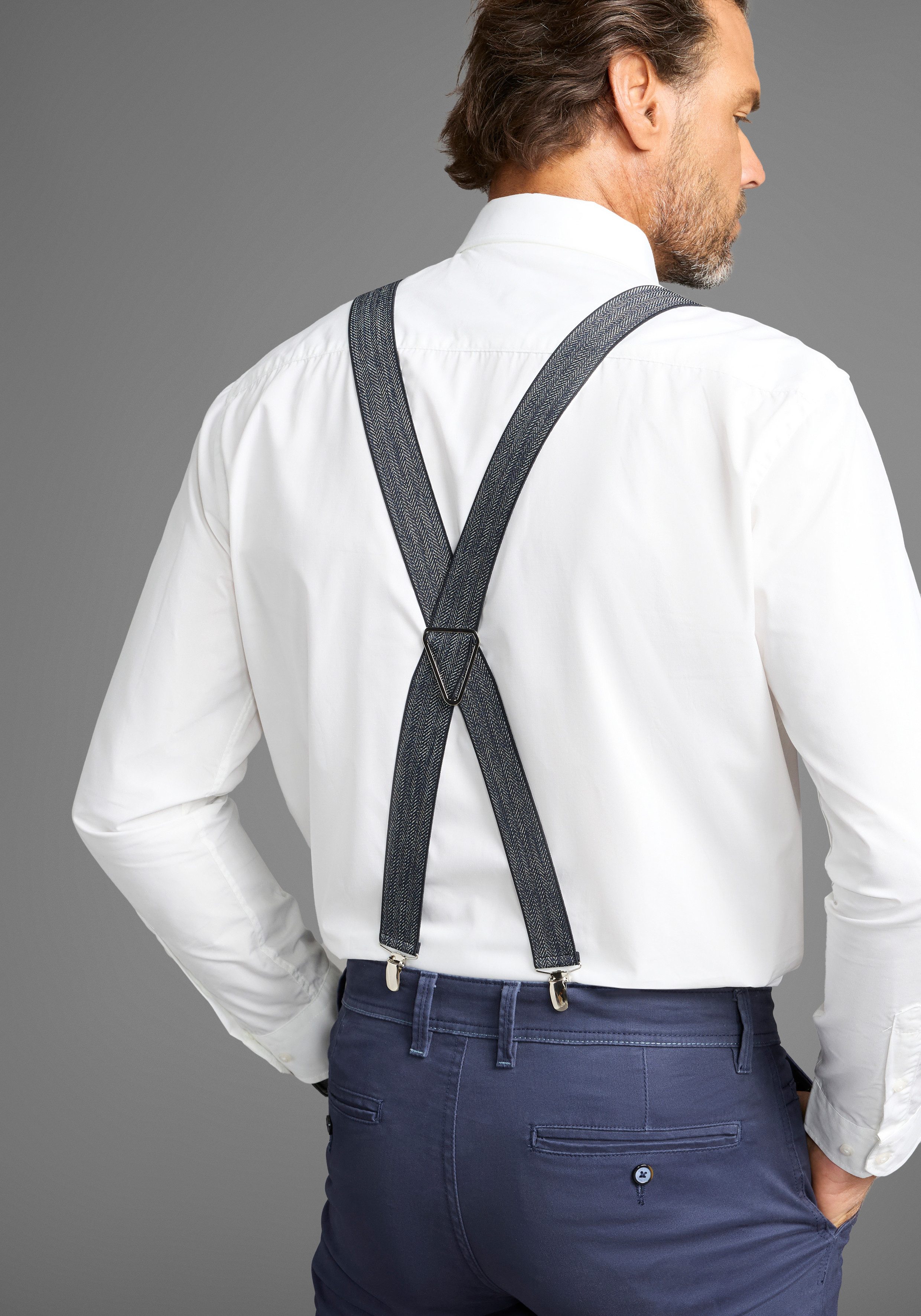 Man's World Hosenträger in klassischer X-Form günstig online kaufen