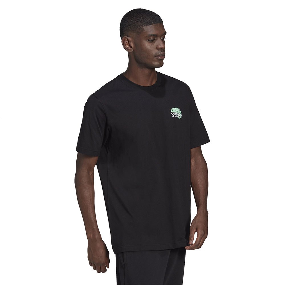 Adidas Originals Adventure Kurzärmeliges T-shirt L Black günstig online kaufen