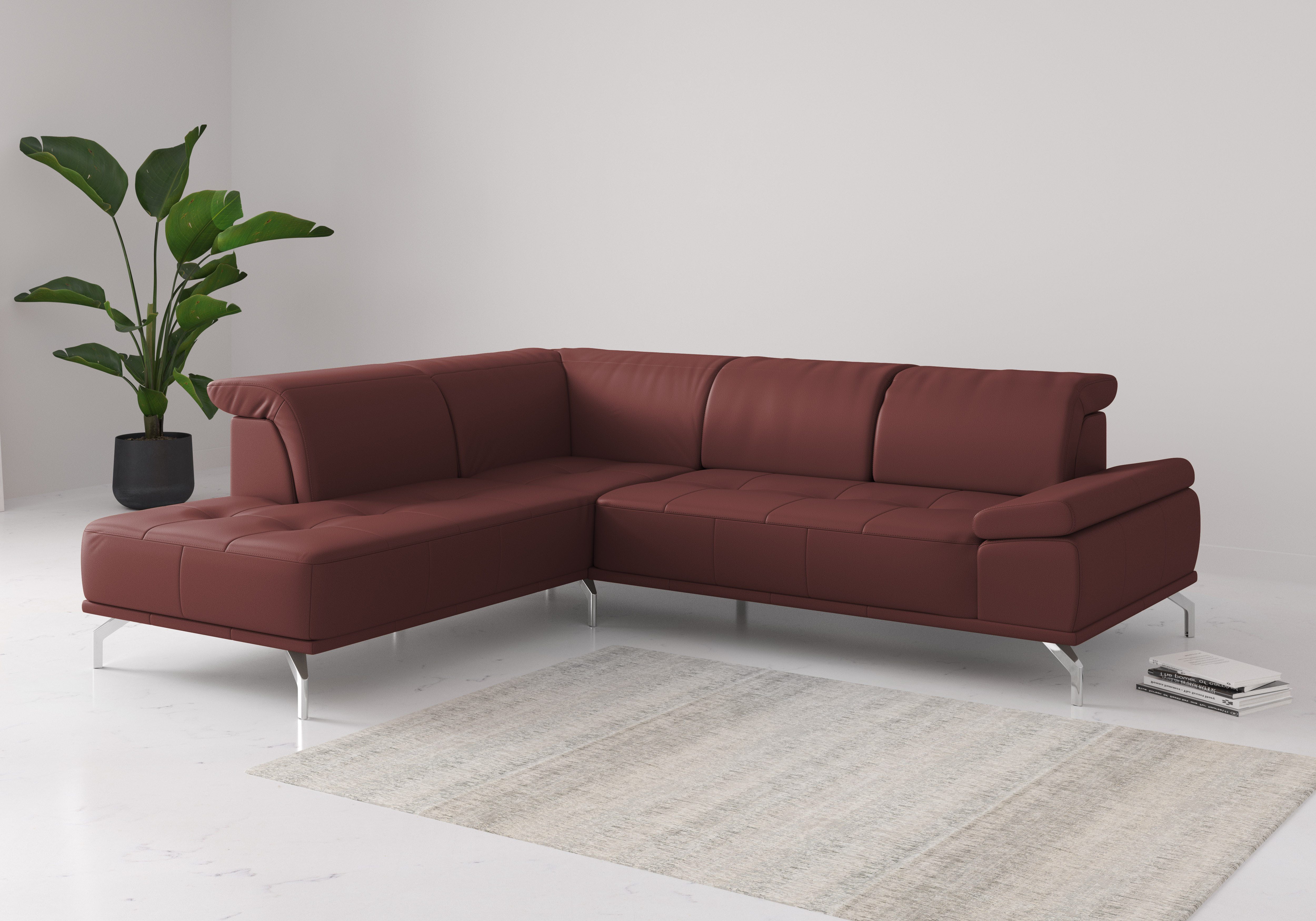 Places of Style Ecksofa "Caluna", Inkl.Sitztiefenverstellung, wahlweise mit günstig online kaufen