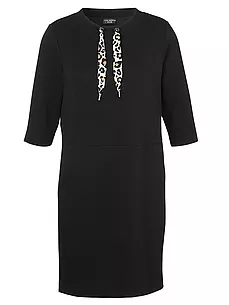 Sweatkleid 3/4-Arm Via Appia Due schwarz günstig online kaufen