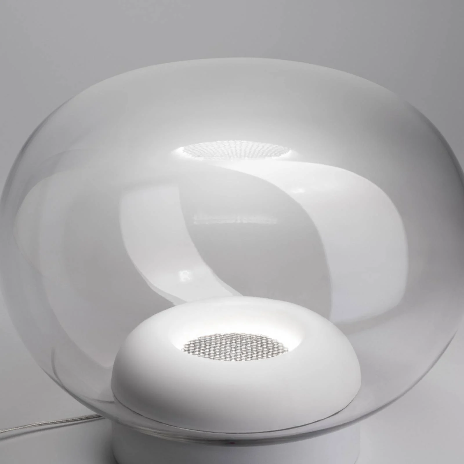 Stilnovo La Mariée LED-Tischlampe transparent/weiß günstig online kaufen