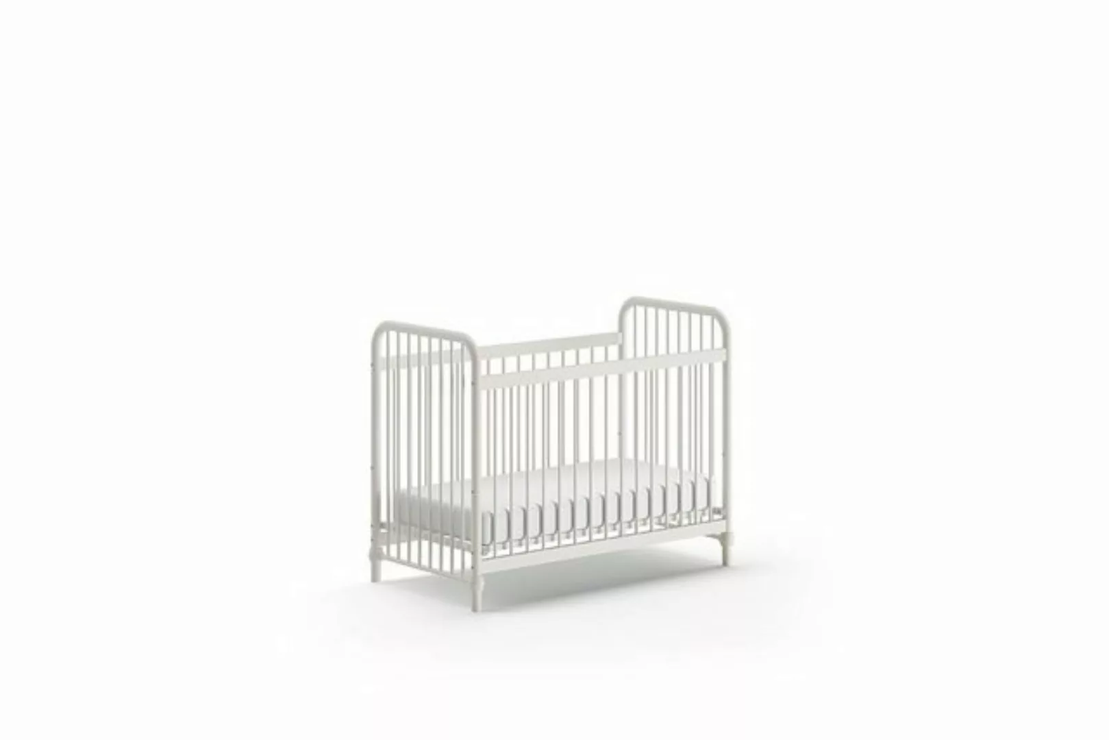 möbelando Babybett BRONXX, aus Metall in Weiss matt. Abmessungen (BxHxT) 13 günstig online kaufen