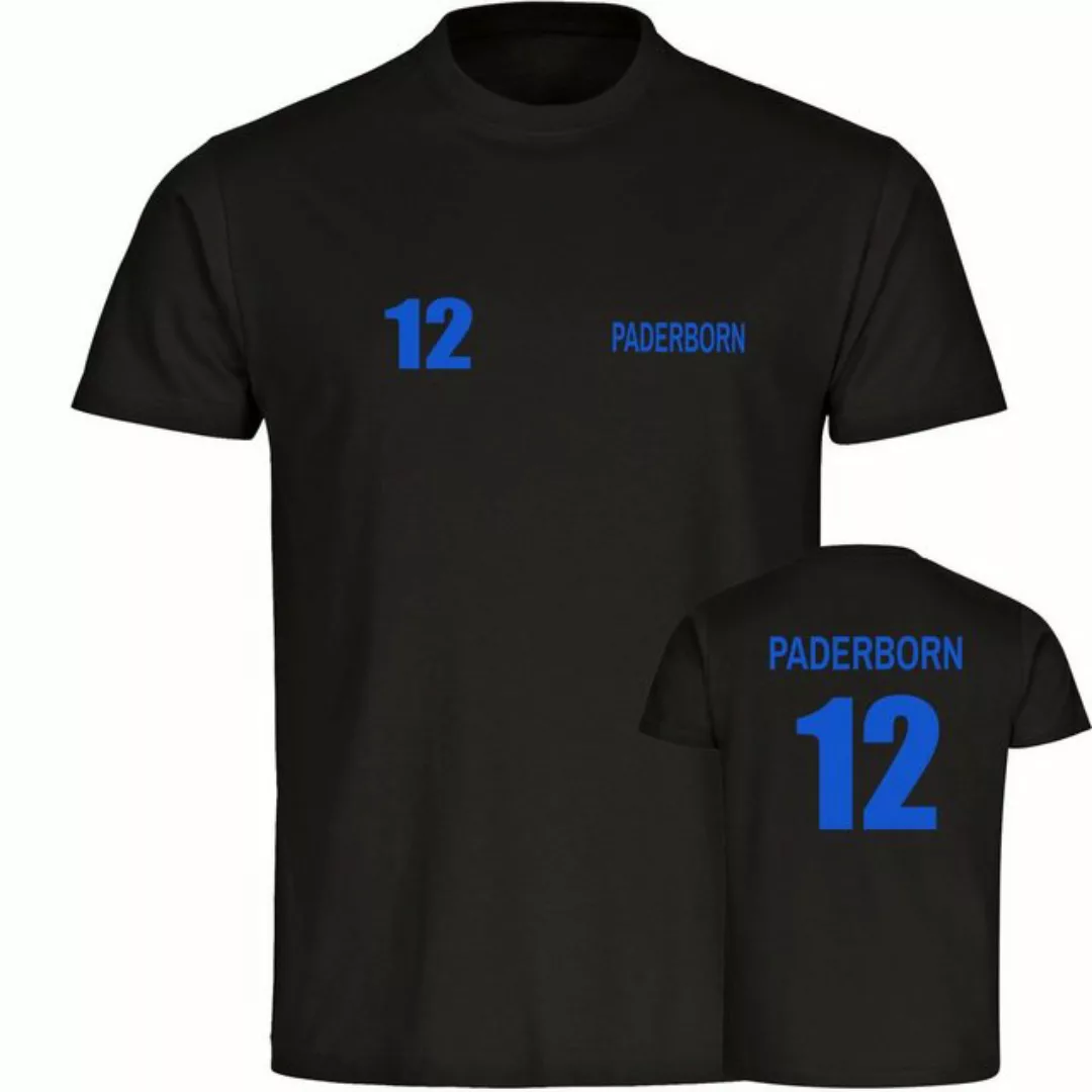 multifanshop T-Shirt Herren Paderborn - Trikot Nummer 12 - Männer günstig online kaufen