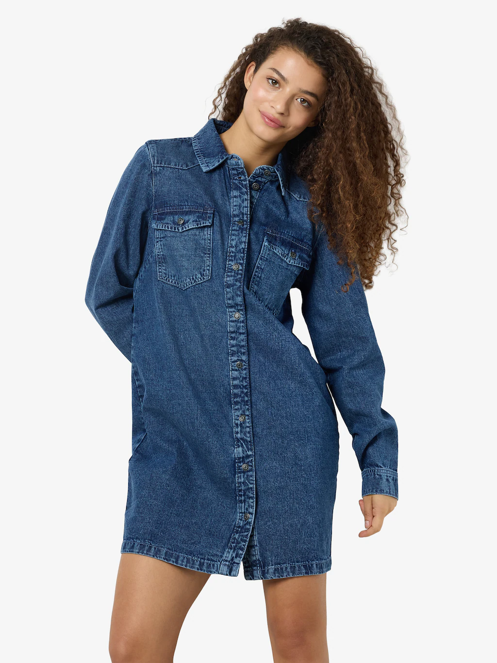 Noisy may Jeanskleid "NMNEW SIGNE L/S DENIM DRESS VI002MB LX" günstig online kaufen