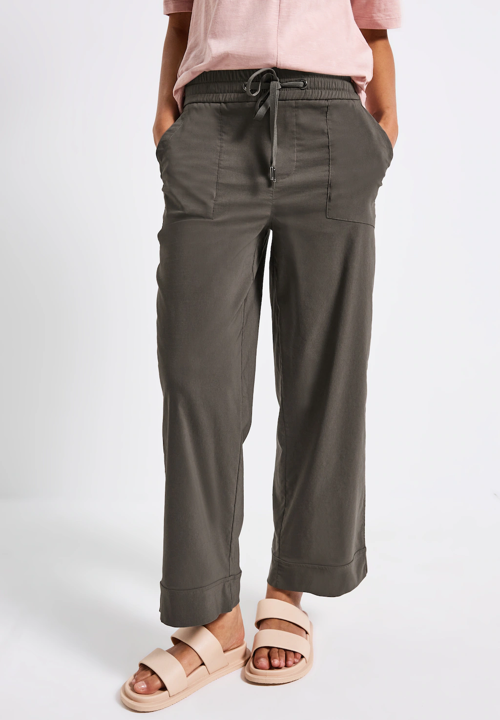 STREET ONE Stoffhose, Sommerhose mit Turn-Up günstig online kaufen