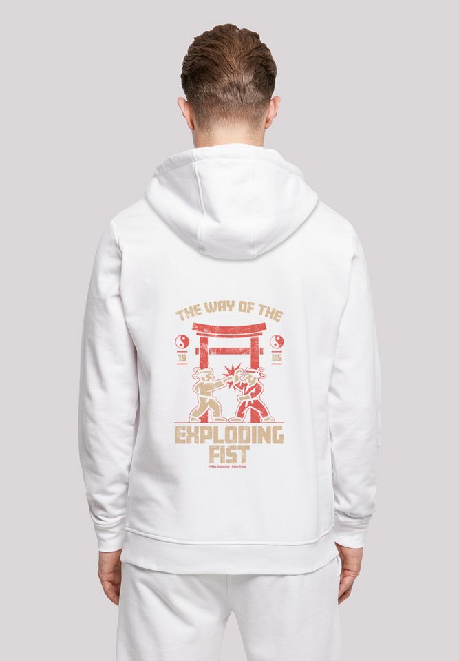 F4NT4STIC Kapuzenpullover Retro Gaming The Way of the Exploding Fist Print günstig online kaufen