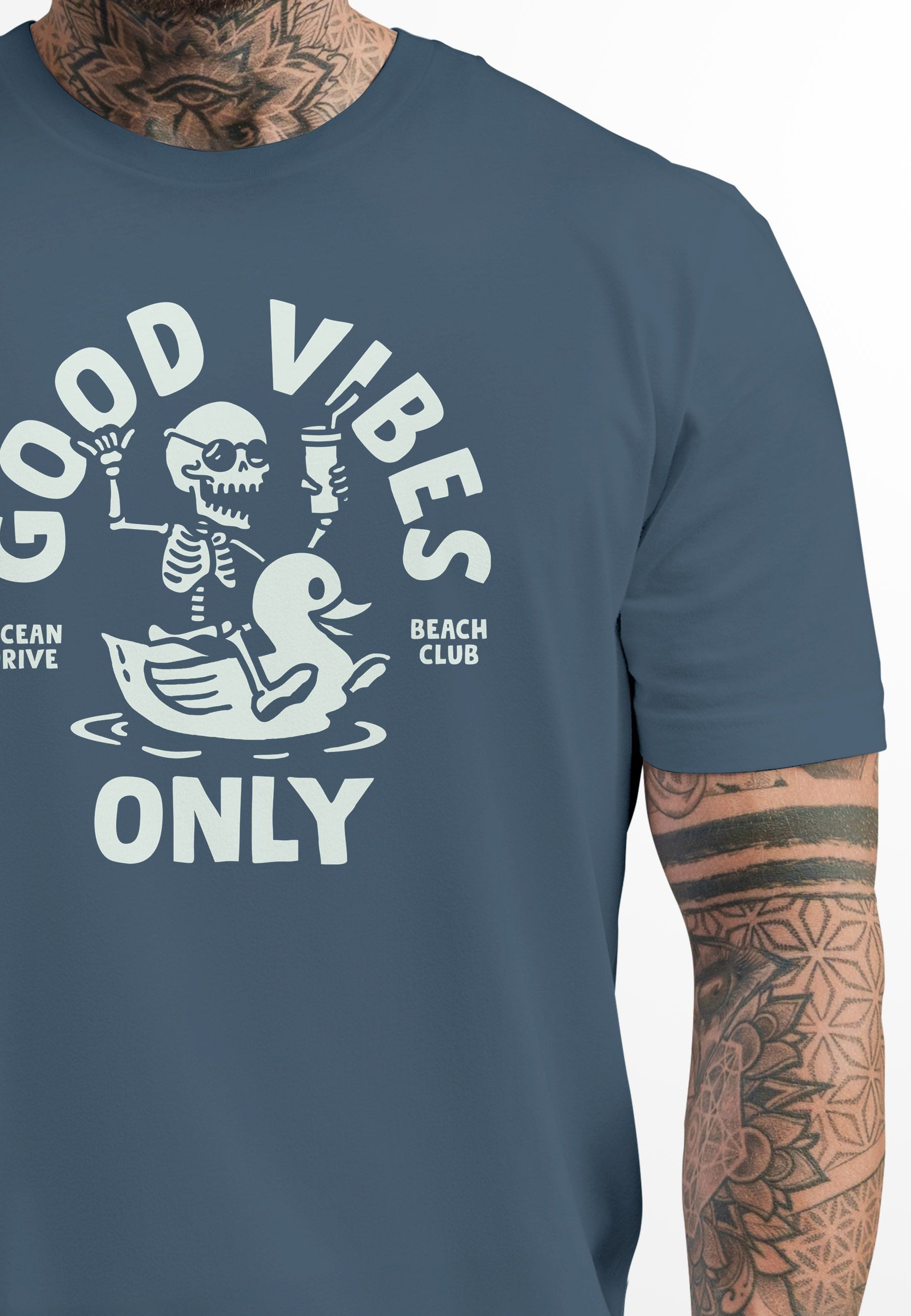 Neverless Print-Shirt Herren T-Shirt Printshirt Spruch günstig online kaufen