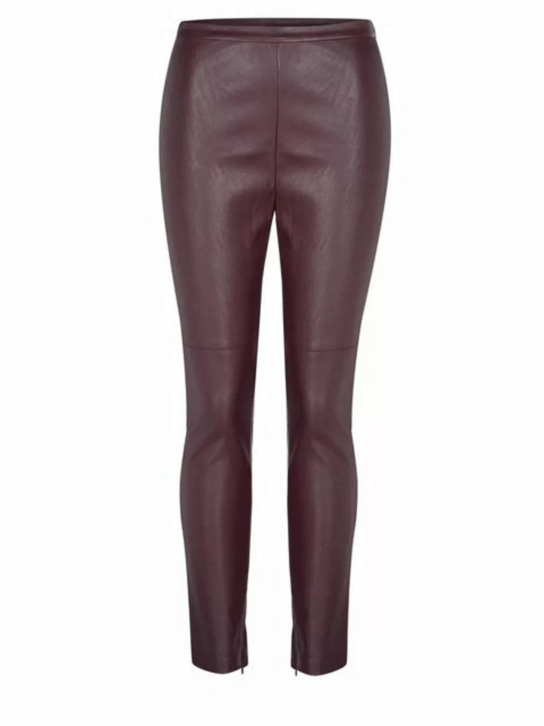 PINKO Lederimitathose Pinko Hose bordeaux günstig online kaufen