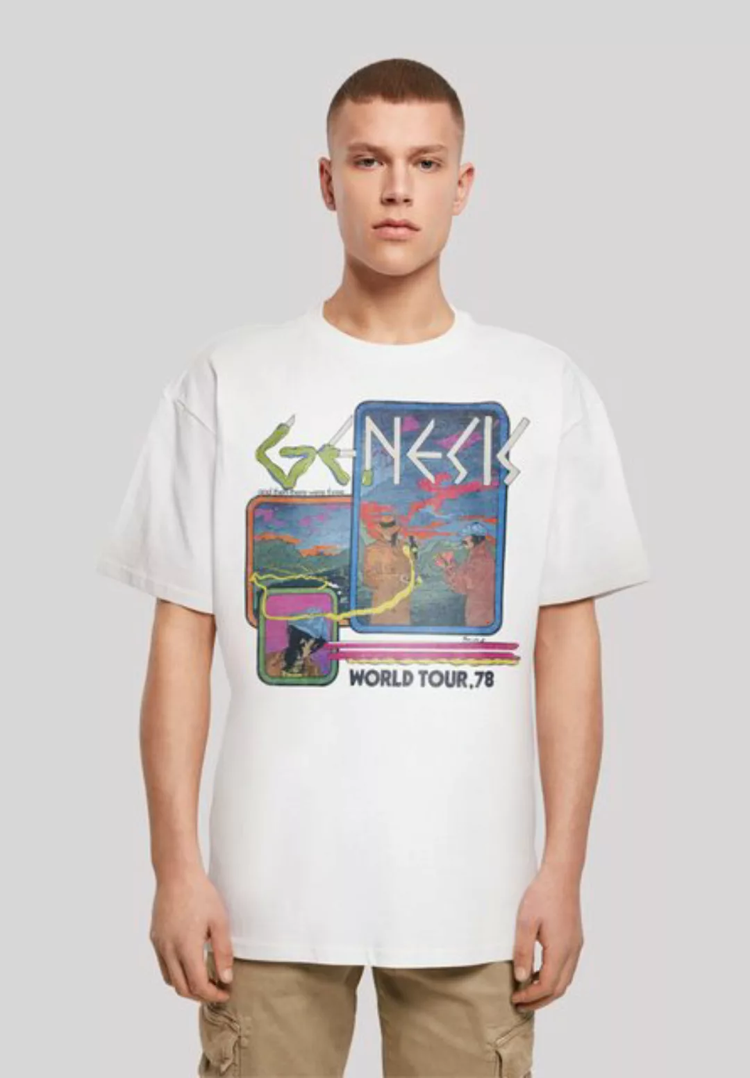 F4NT4STIC T-Shirt "Genesis Rock Music Band World Tour 78", Print günstig online kaufen