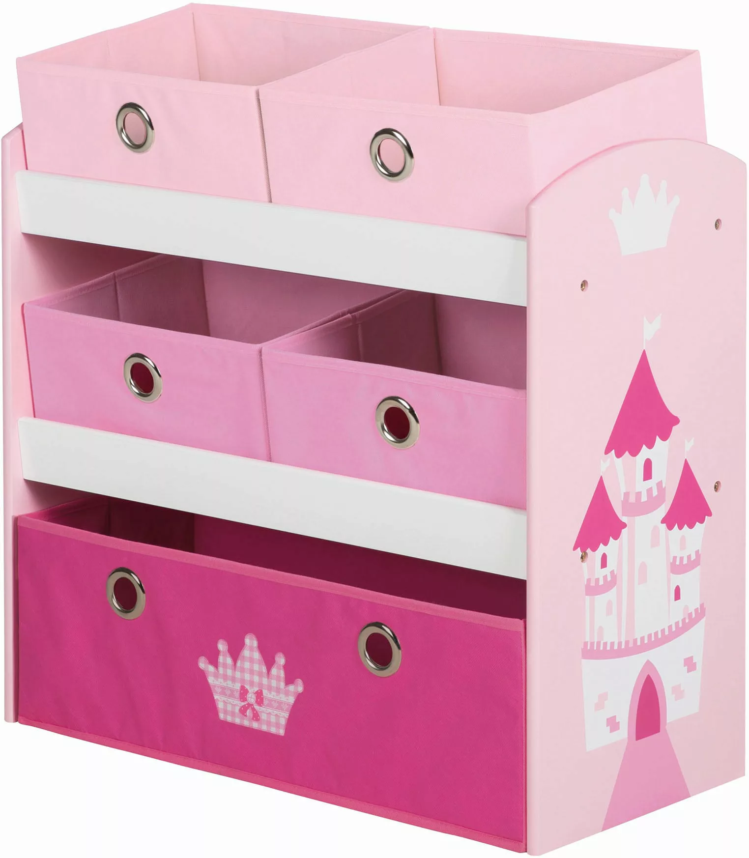 roba® Kinderregal »Krone, rosa/pink« günstig online kaufen