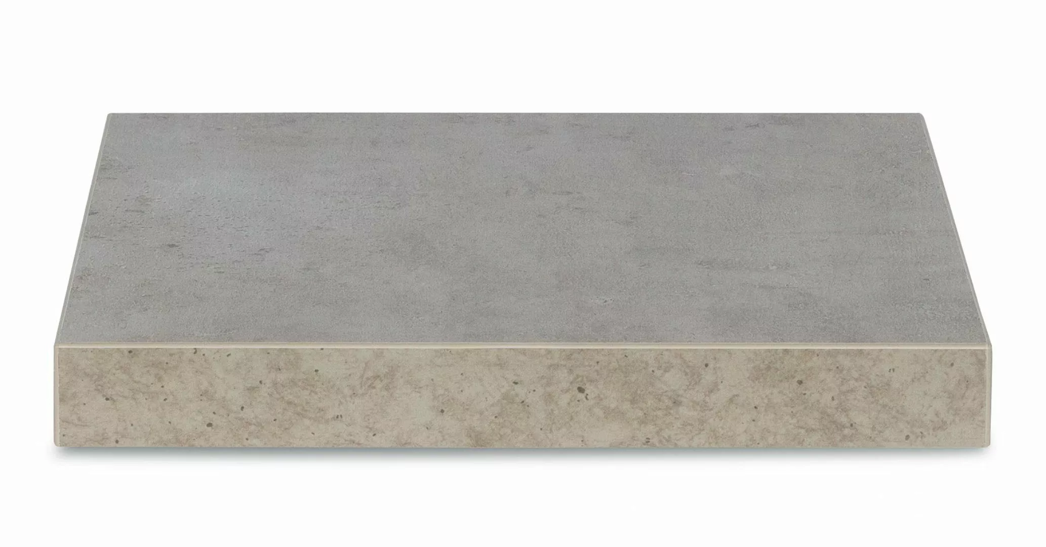 Levandeo® Wandregal, levandeo Eckregal Beton 32x32cm günstig online kaufen