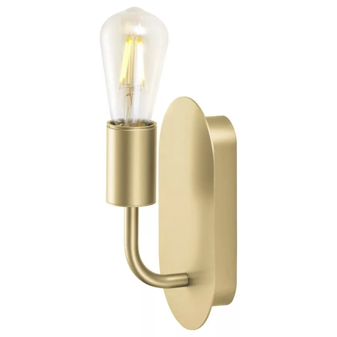 Wandleuchte Fitu in Gold E27 günstig online kaufen