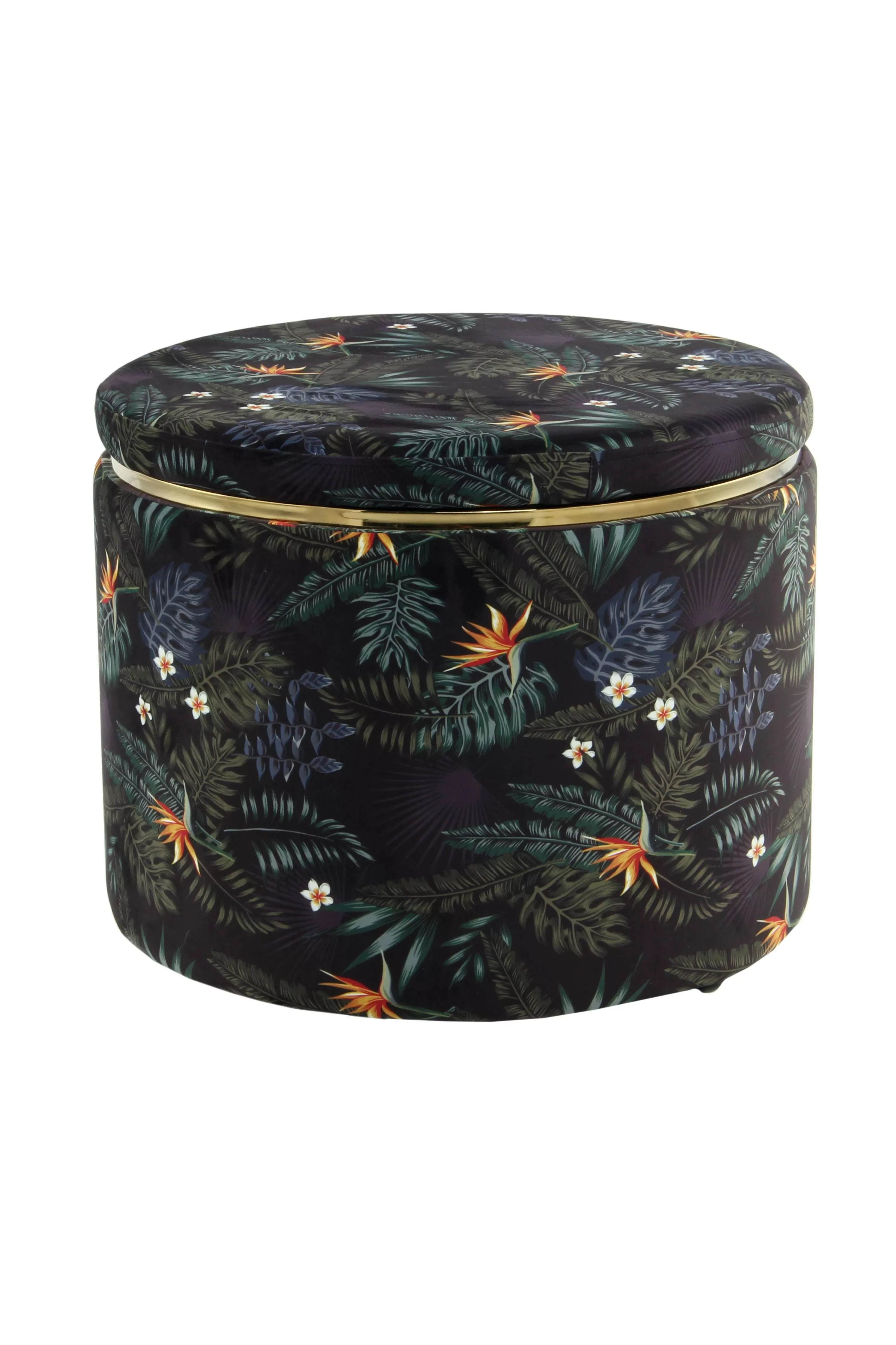Kayoom Hocker "Forest", florales Muster, mit Stauraum günstig online kaufen