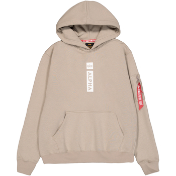 Alpha Industries  Sweatshirt Alpha Puff Print Hoodie - vintage sand günstig online kaufen