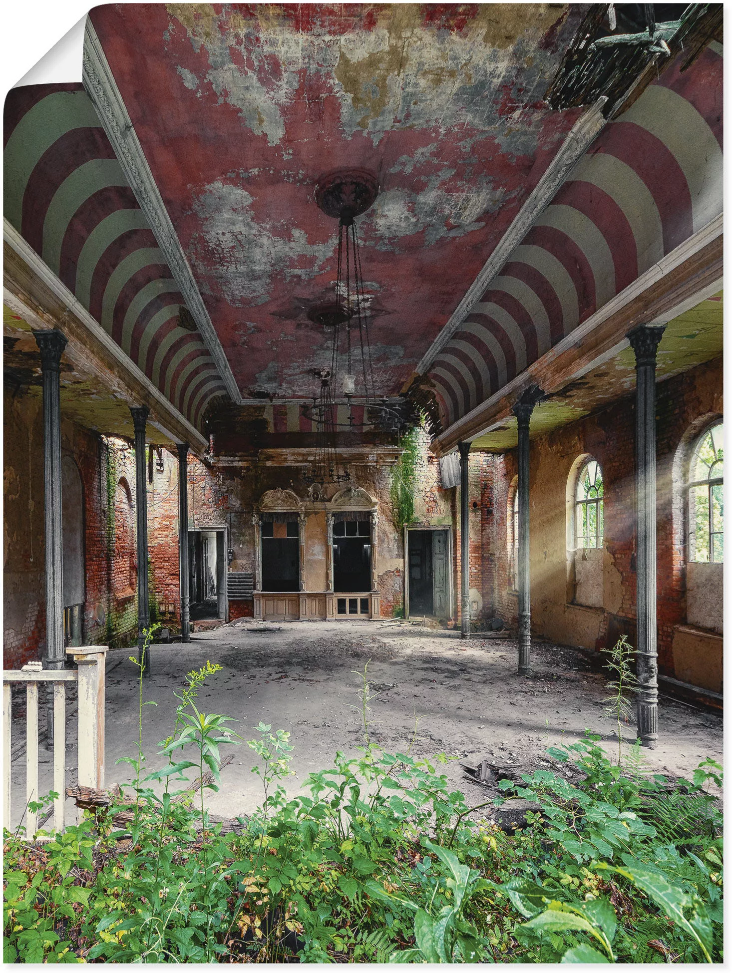 Artland Wandbild "Lost Place - Tanzsaal Ballsaal", Gebäude, (1 St.), als Al günstig online kaufen