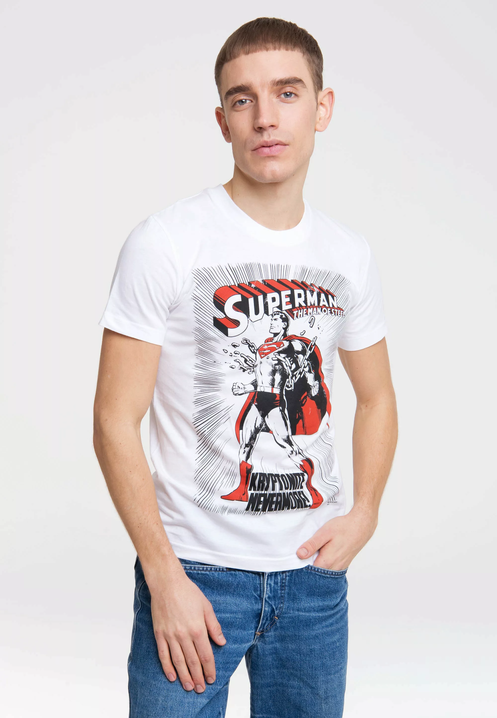 LOGOSHIRT T-Shirt "SUPERMAN KRYPTONITE" günstig online kaufen