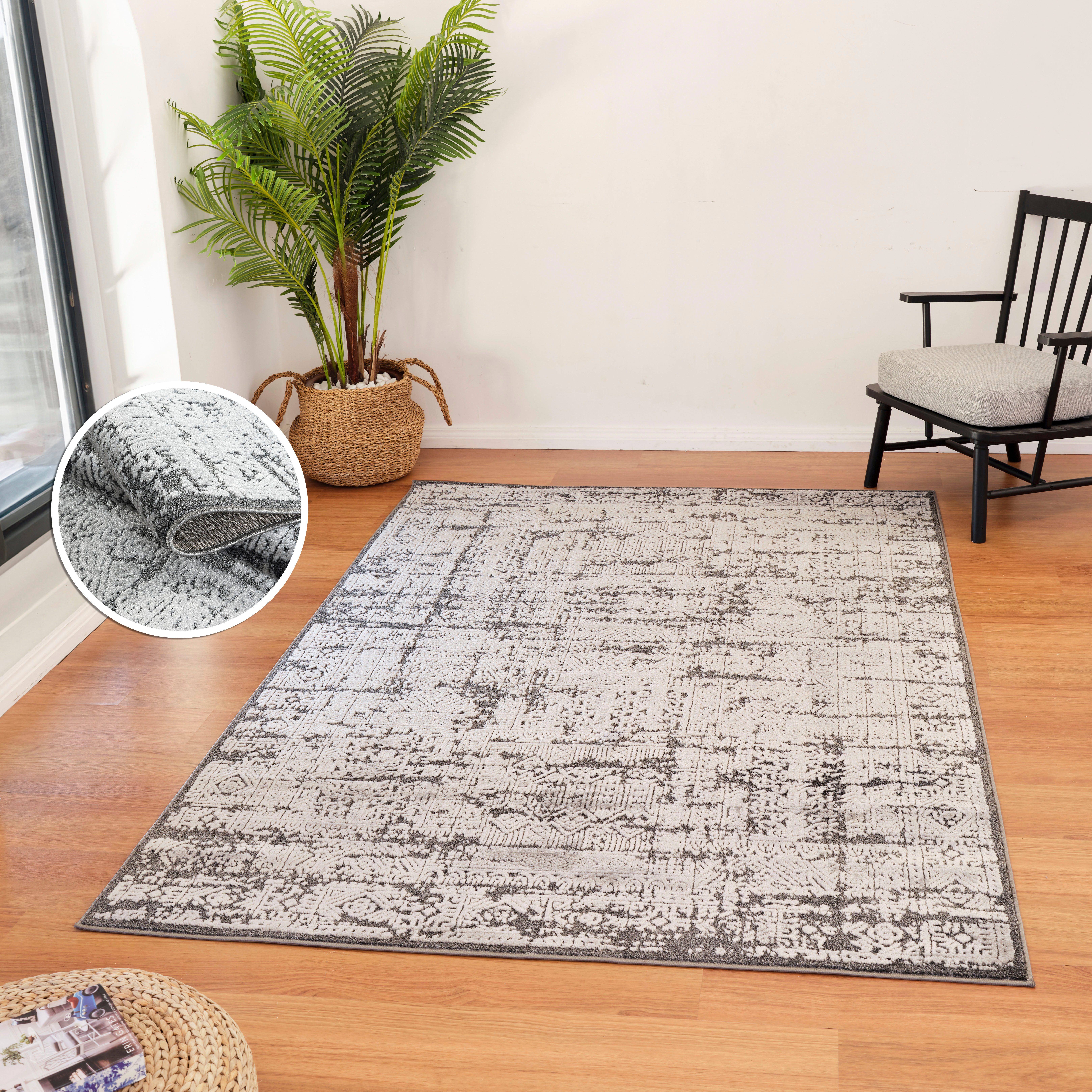 my home Teppich Selin, rechteckig, Höhe: günstig online kaufen