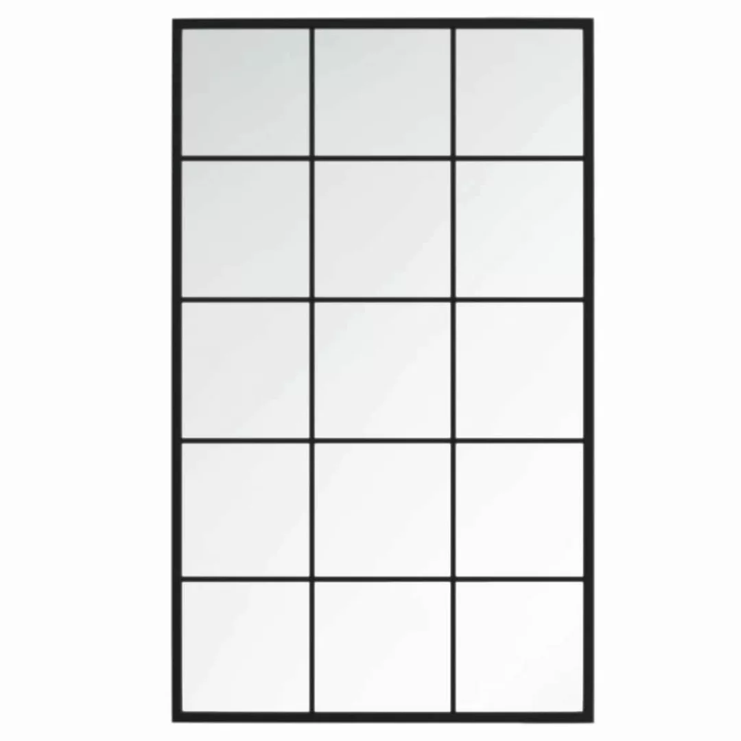 furnicato Wandspiegel Schwarz 100x60 cm Metall günstig online kaufen