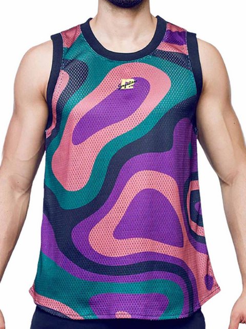 Supawear T-Shirt Supawear Mesh Jersey Tank Top Multi Print Combo M günstig online kaufen