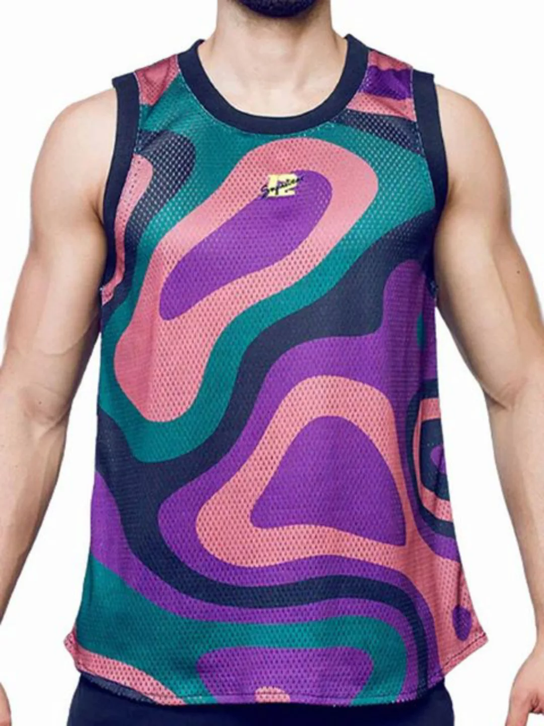 Supawear T-Shirt Supawear Mesh Jersey Tank Top Multi Print Combo S günstig online kaufen