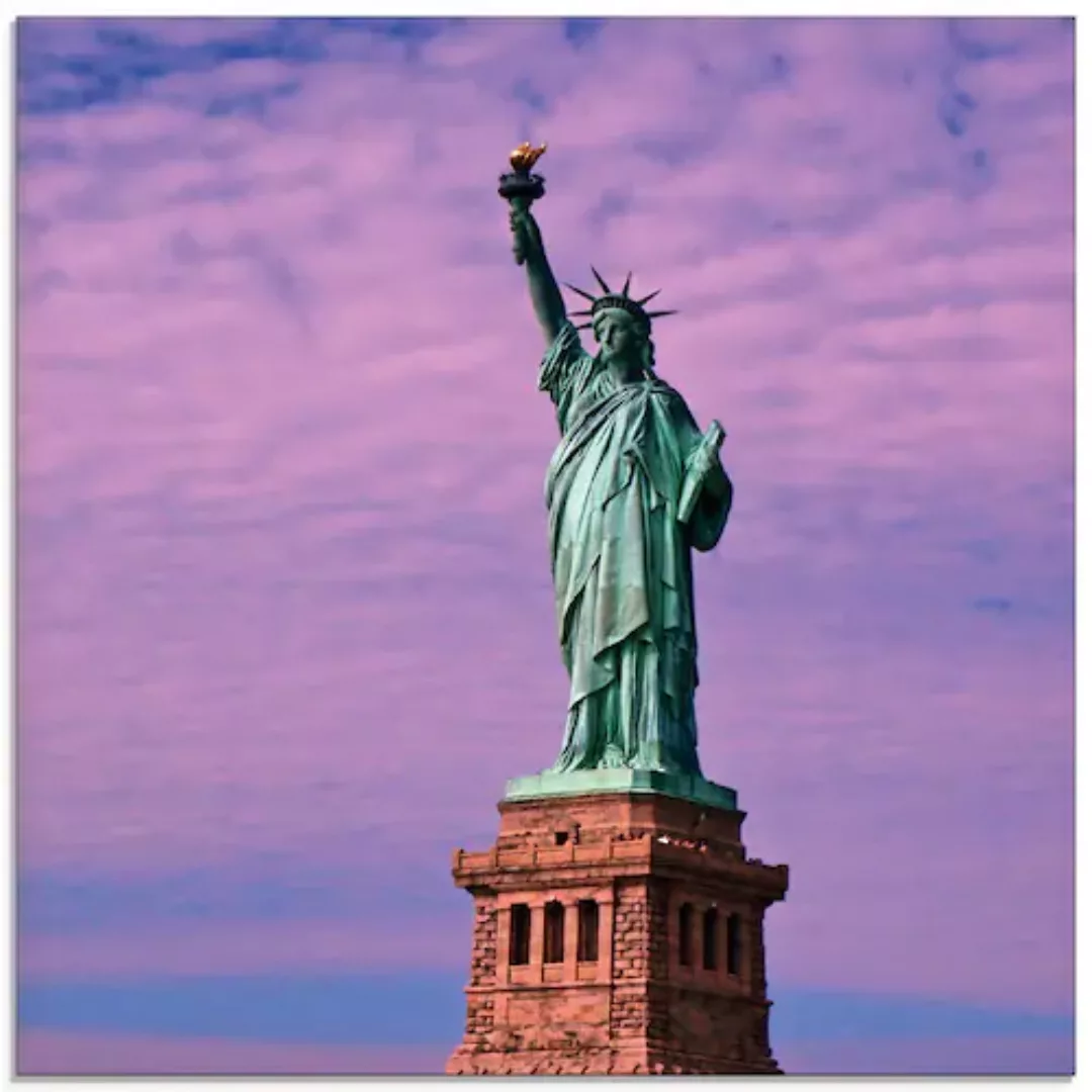 Artland Glasbild "Freiheitsstatue", Amerika, (1 St.), in verschiedenen Größ günstig online kaufen