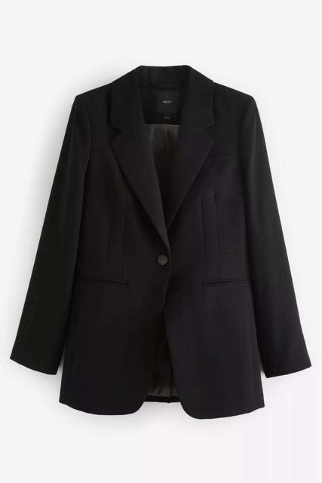 Next Jackenblazer Einreihiger Crêpe-Blazer (1-tlg) günstig online kaufen