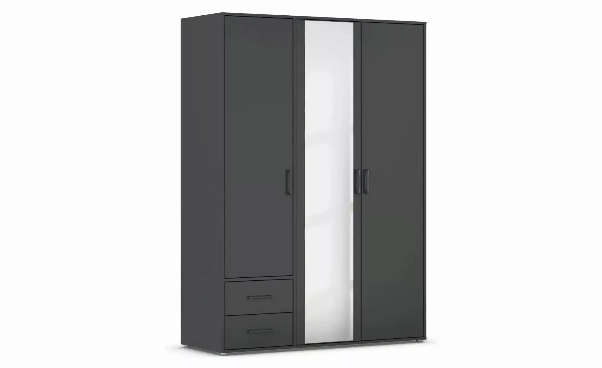 rauch Drehtürenschrank "Voyager", mit modernen Griffen in Graumetallic, ink günstig online kaufen