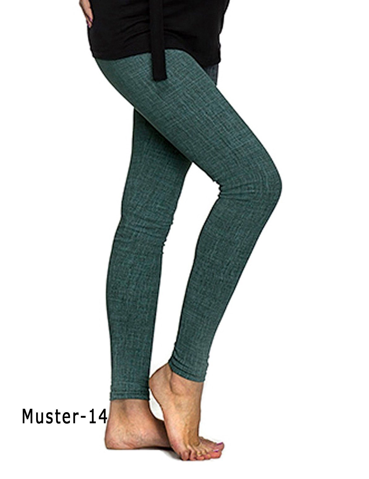YESET Leggings Muster Leggings lang hoher günstig online kaufen