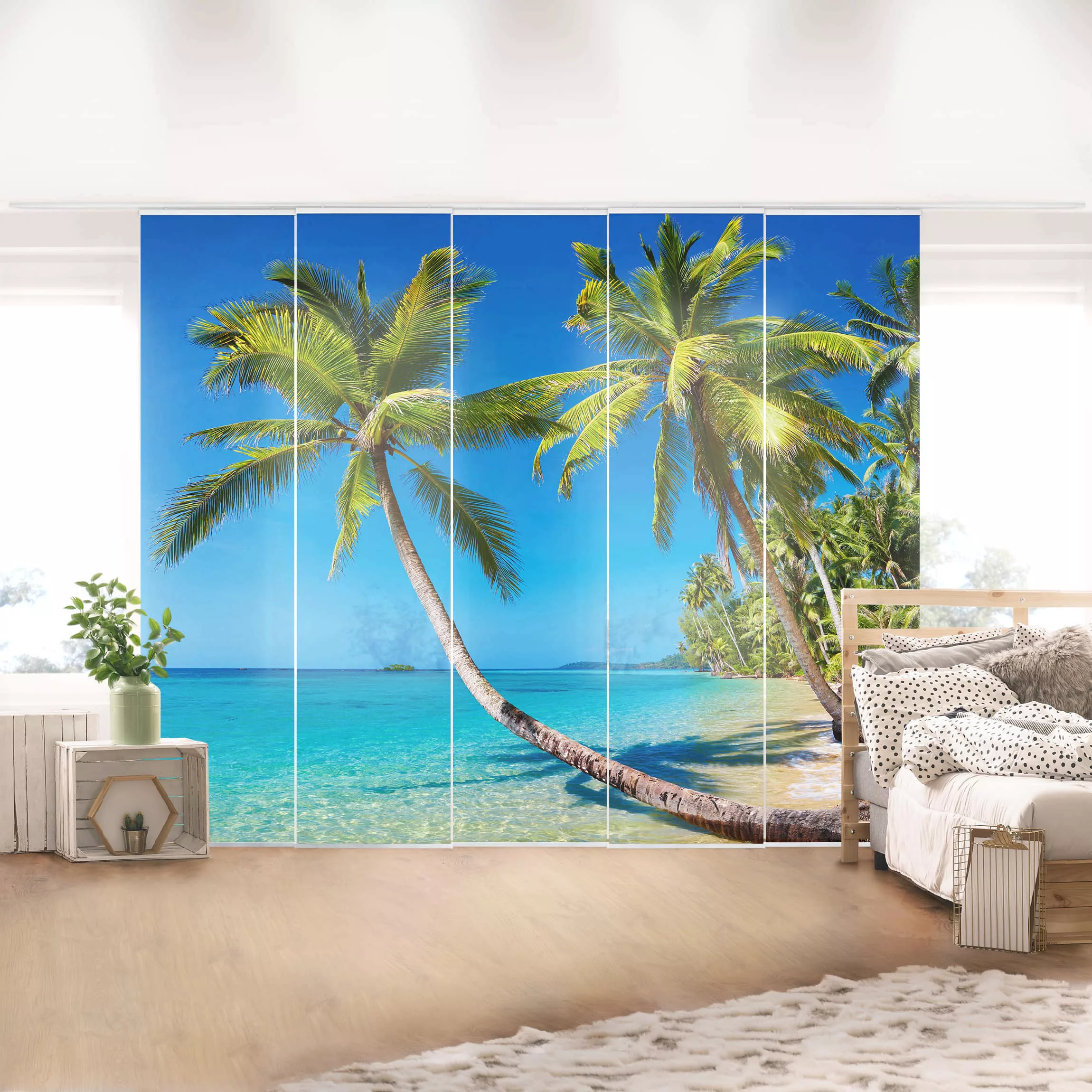 Schiebegardinen Set Natur & Landschaft Beach of Thailand günstig online kaufen