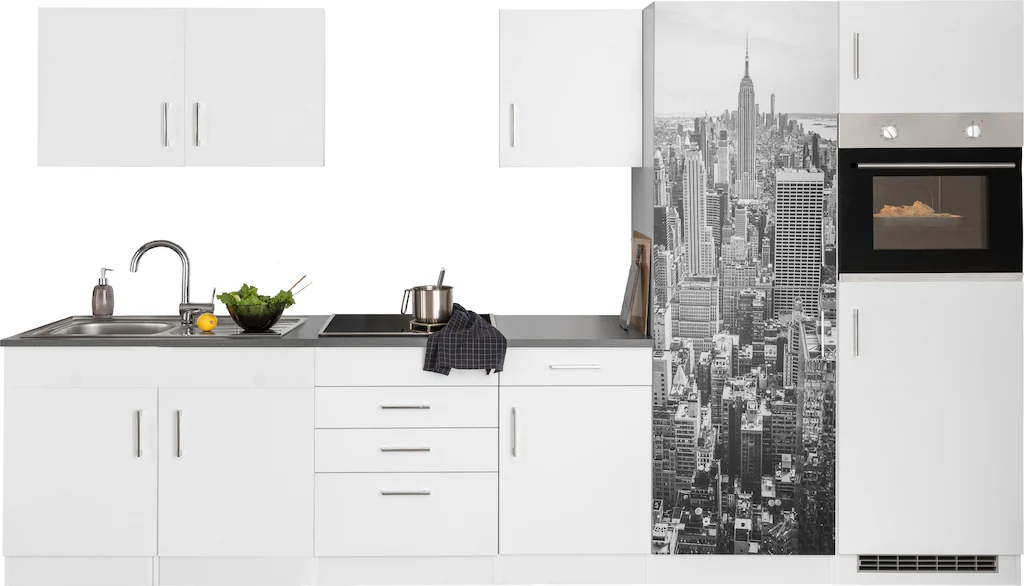 KOCHSTATION Küchenzeile "KS-Paris", ohne E-Geräte, Breite 330 cm günstig online kaufen