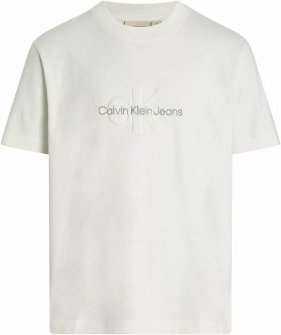 Calvin Klein Jeans T-Shirt CHENILLE MONOLOGO TEE mit Logostickerei günstig online kaufen