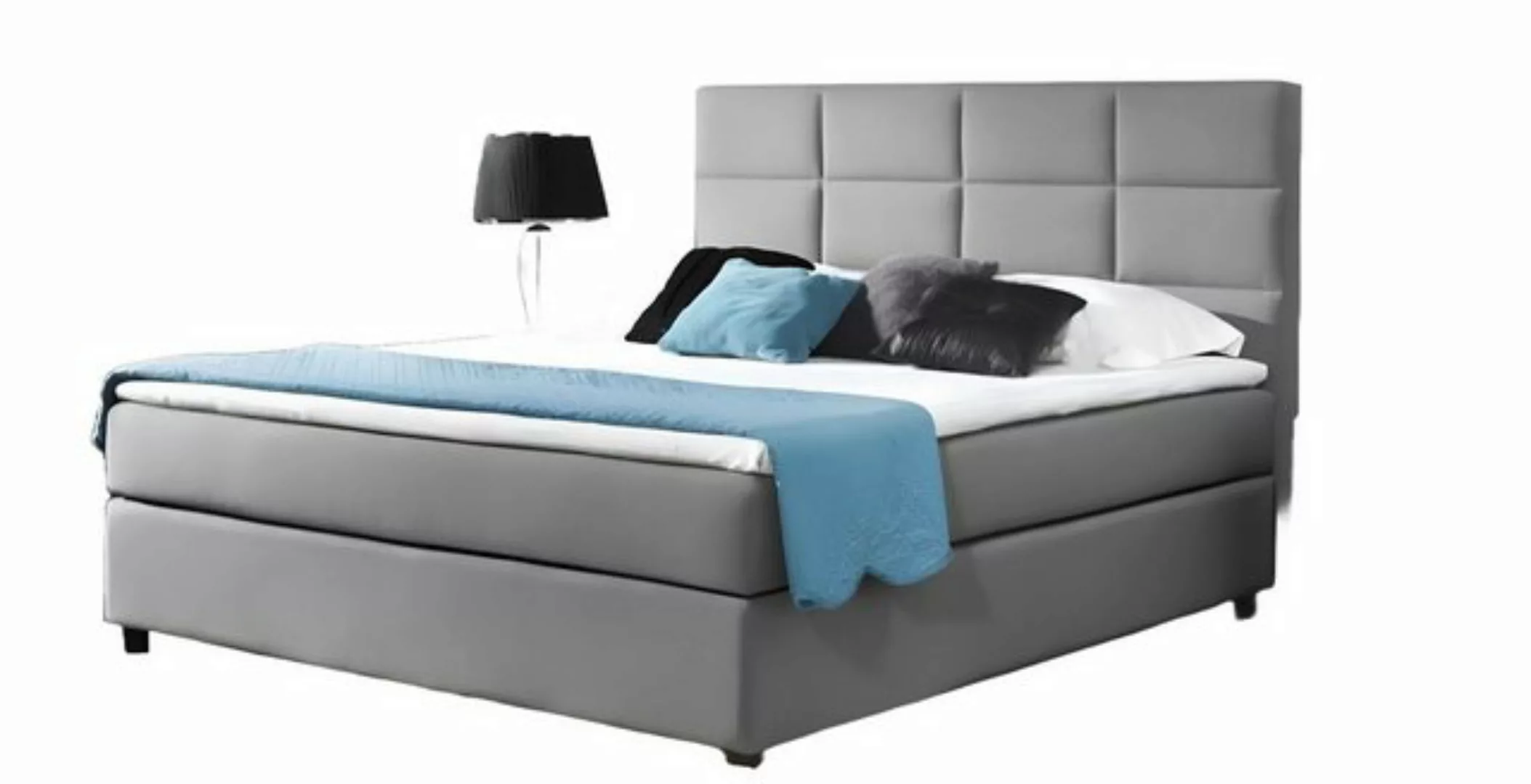 JVmoebel Bett, Continental Boxspring Bett Betten Polster Hoch Doppel Leder günstig online kaufen